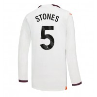 Fotballdrakt Herre Manchester City John Stones #5 Bortedrakt 2023-24 Langermet
